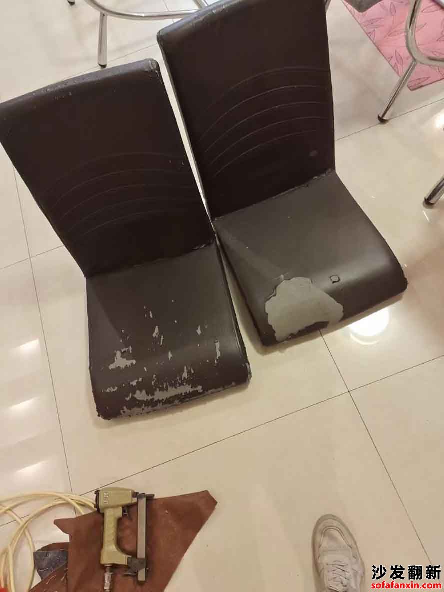 成都武侯区介绍椅子换皮翻新前效果